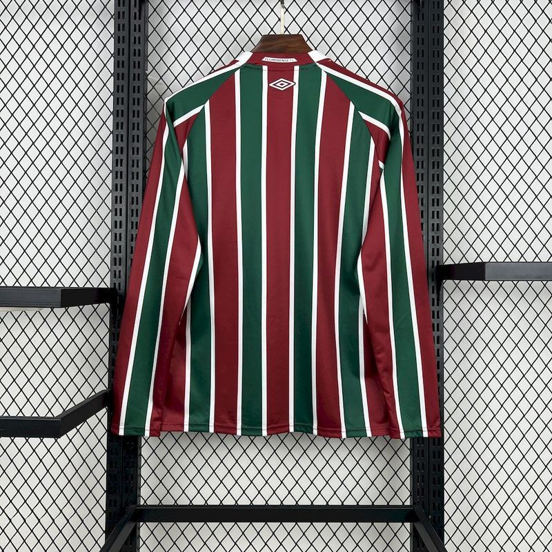2025/26 Fluminense FC Home Long Sleeve Jersey Replica 
