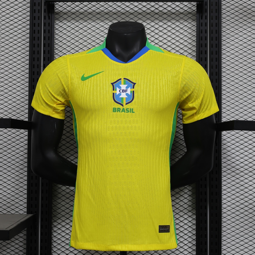 2025/26 Brazil Home Jersey Player Version 