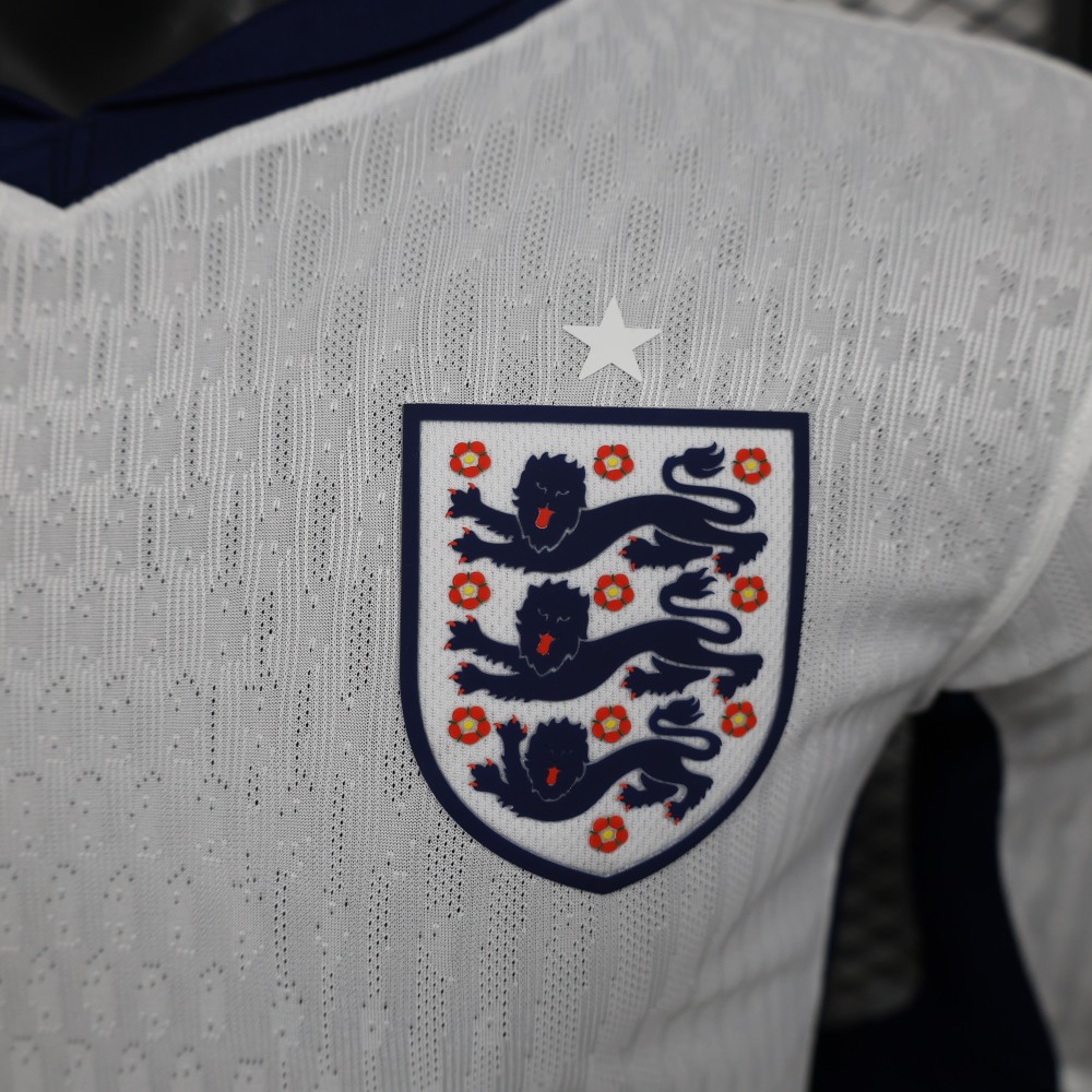 2024 EURO England Home Jersey Long Sleeve Player Version