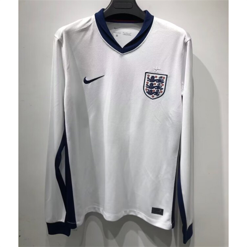 2024 EURO England Home Jersey Long Sleeve
