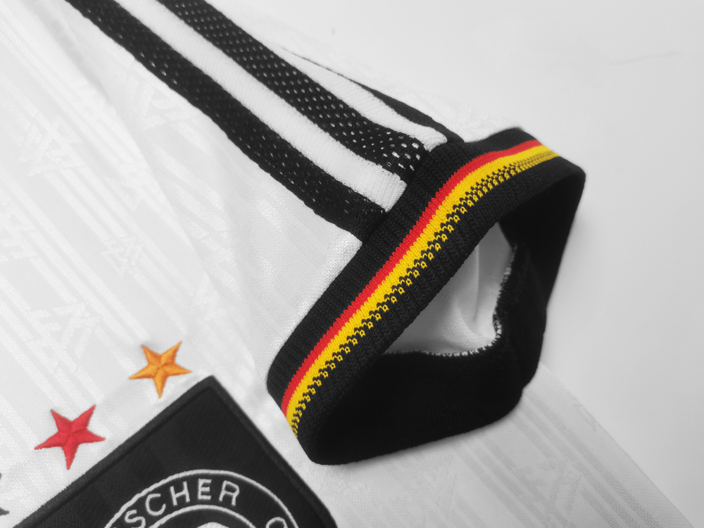Germany Retro Jersey Home Euro Cup 1996