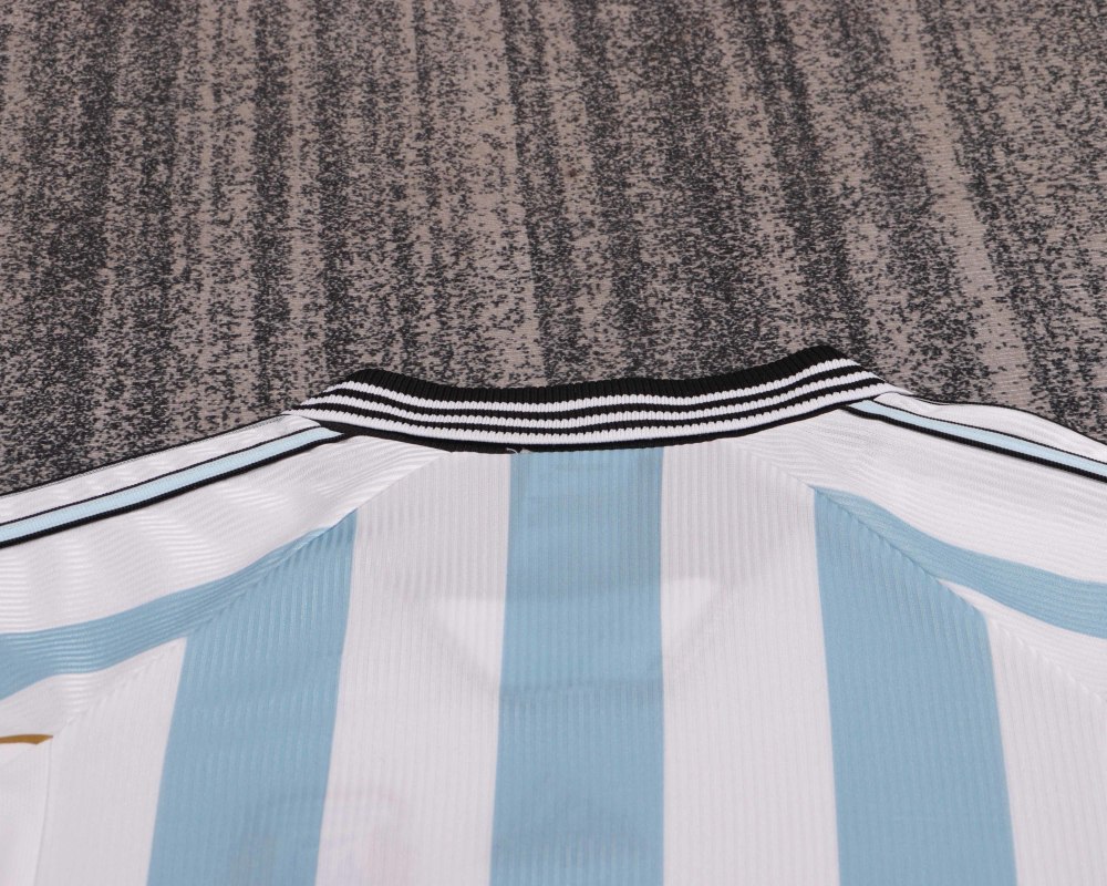 1998 World Cup Argentina Home Retro Kids Jersey