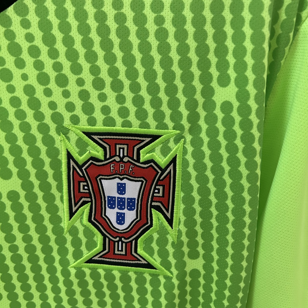 2025 Portugal Goalkeeper Green Jersey 