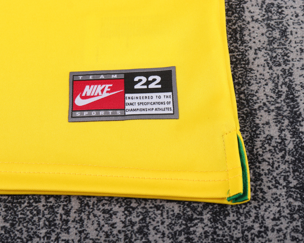 1998 World Cup Brazil Home Retro Kids Jersey