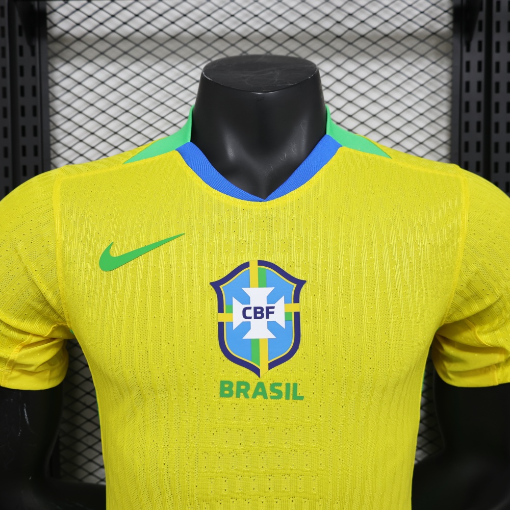 2025/26 Brazil Home Jersey Player Version 