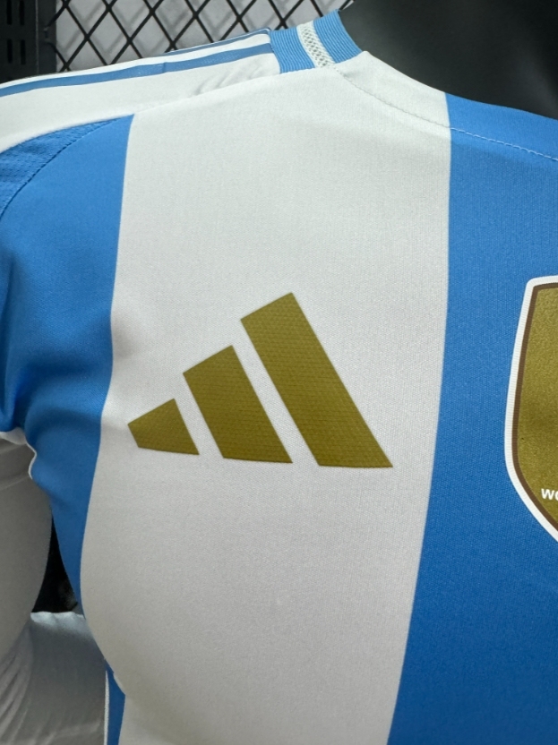 2024 Copa America  Argentina Home Jersey Long Sleeve Player Version 