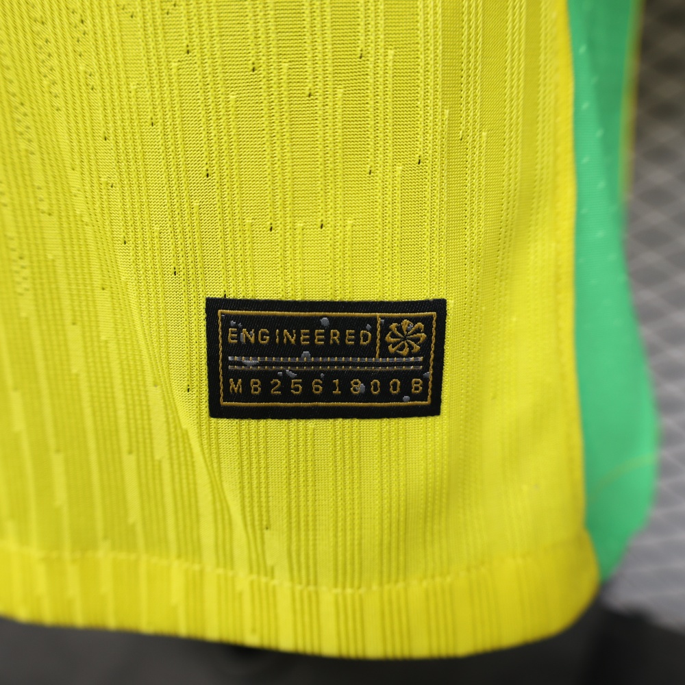 2025/26 Brazil Home Jersey Player Version 