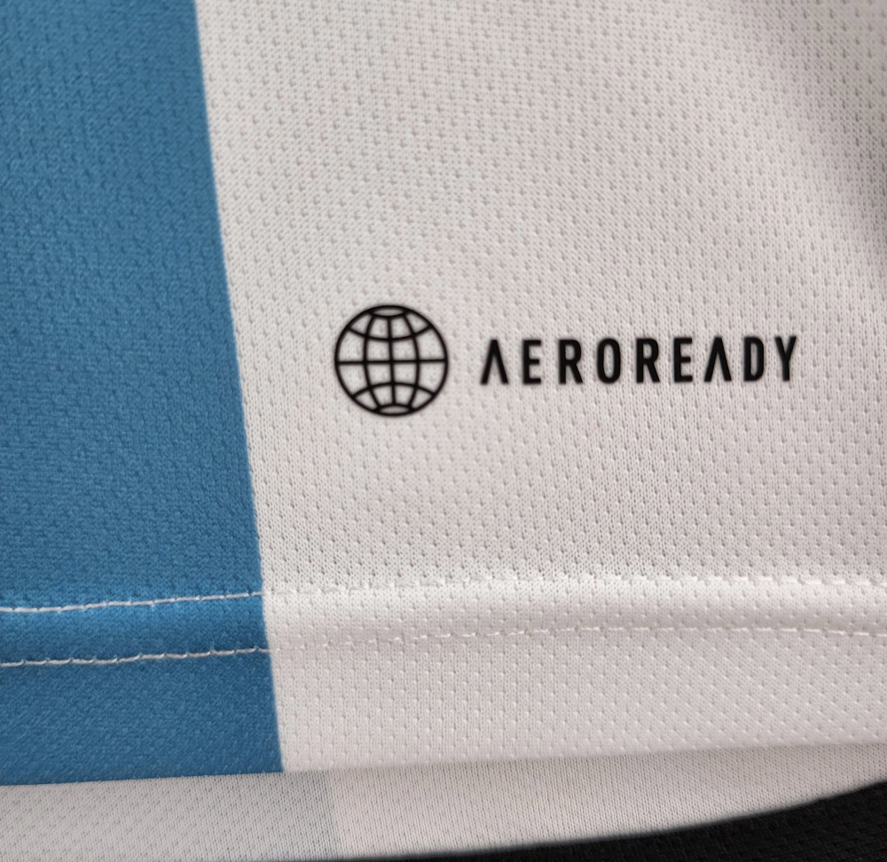 2022 World Cup Argentina Home 3-Star Retro Jersey 