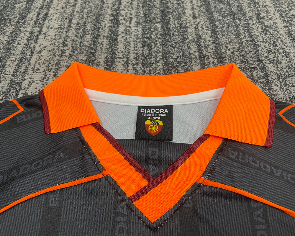 1999/00 Roma Retro Kids Jersey Away Replica