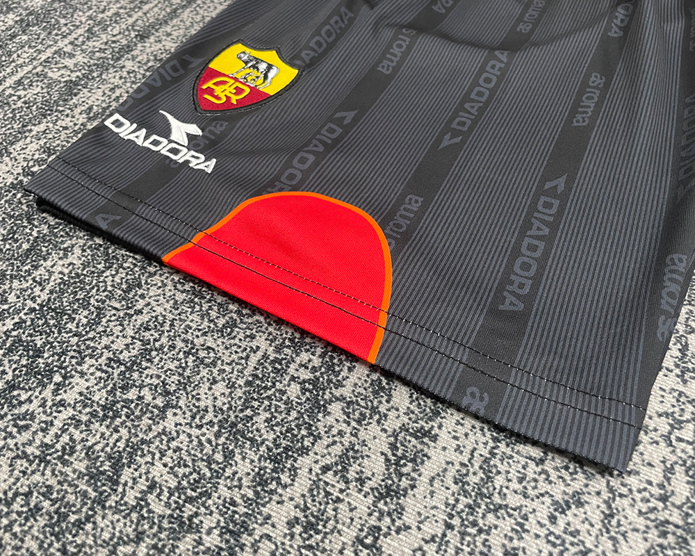 1999/00 Roma Retro Kids Jersey Away Replica