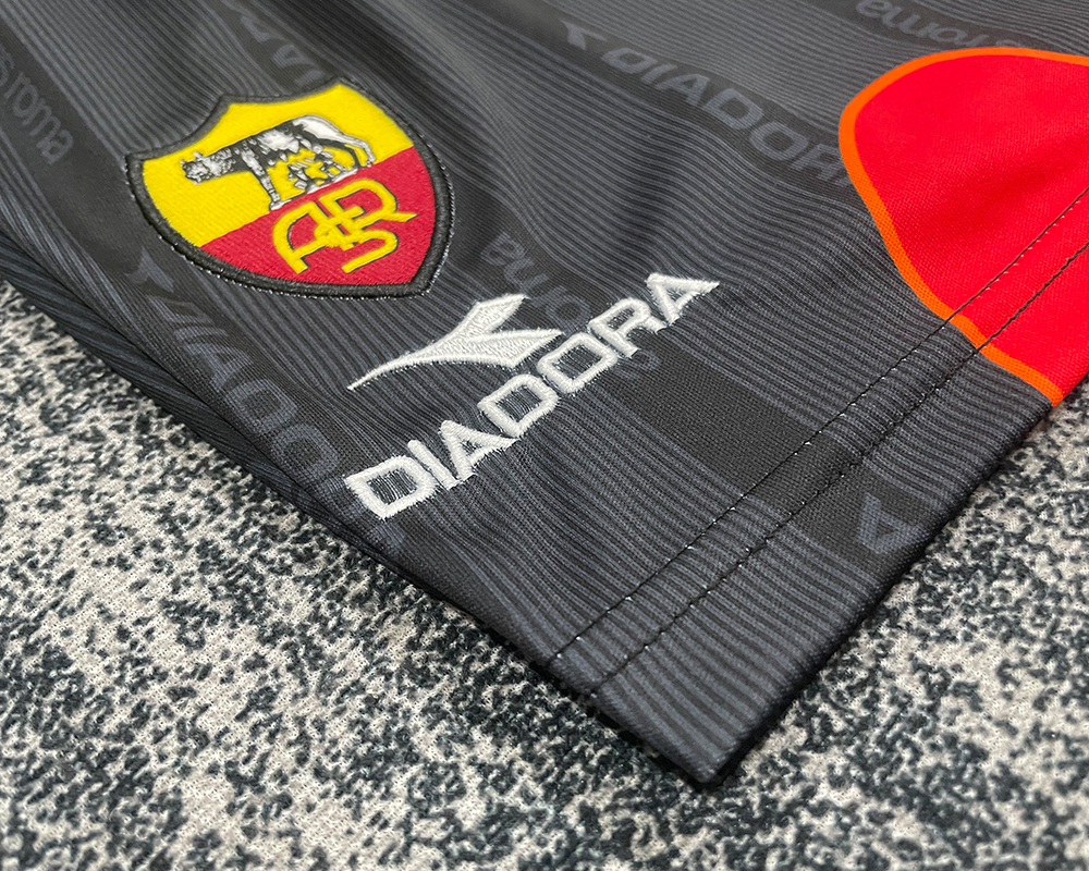 1999/00 Roma Retro Kids Jersey Away Replica