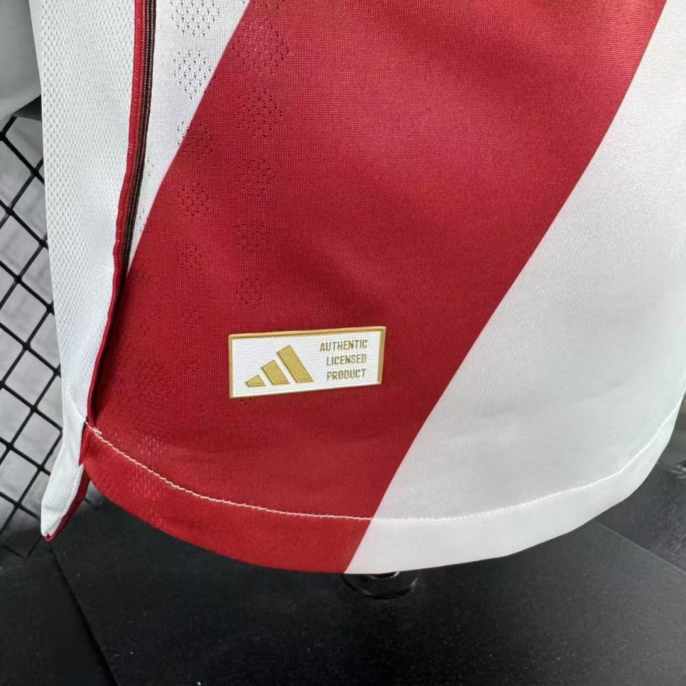 2025/26 River Plate Home Jersey Long Sleeve Player Version 