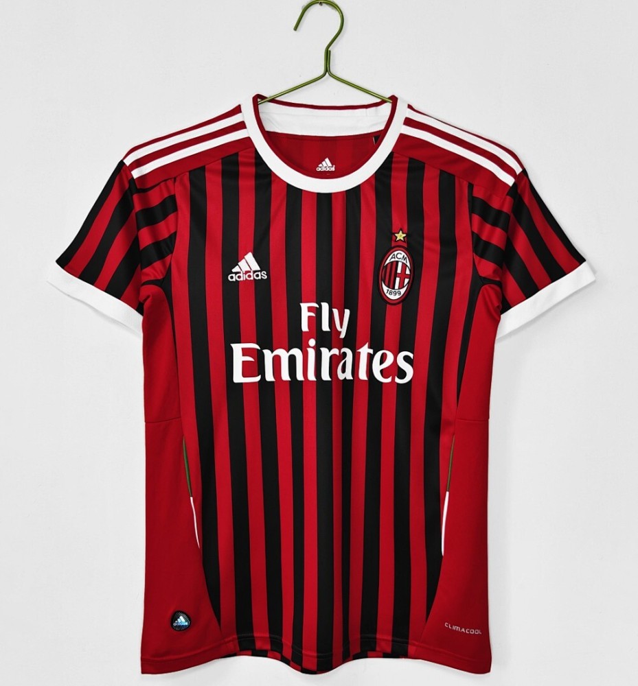 2011/12 AC Milan Home Retro Jersey