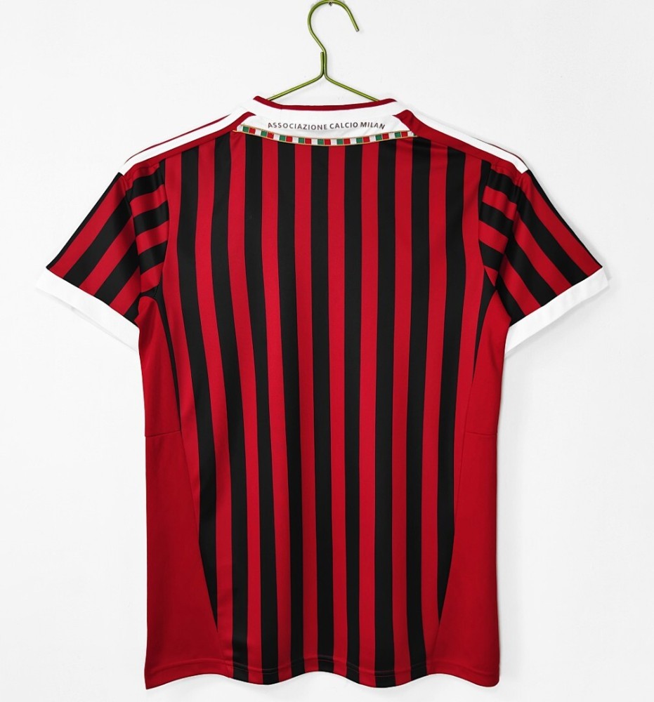 2011/12 AC Milan Home Retro Jersey