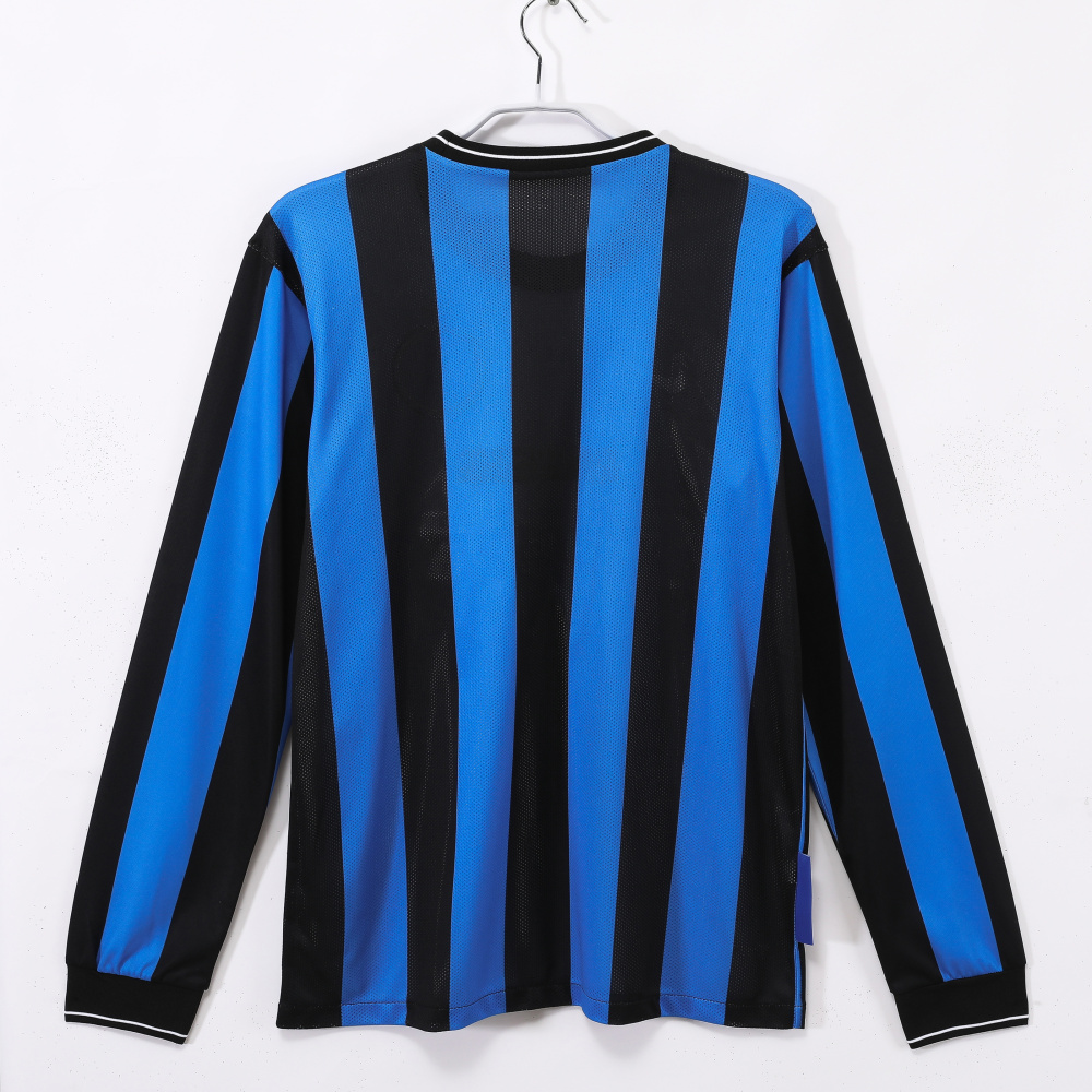 2009/10 Inter Milan UCL Final Retro Home Long Sleeve Jersey