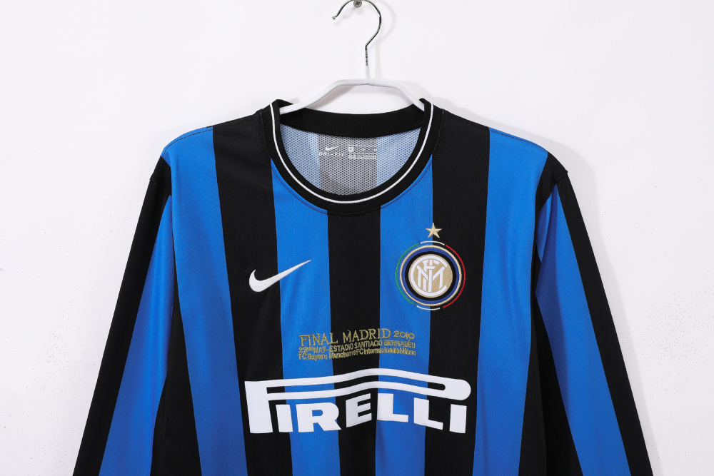 2009/10 Inter Milan UCL Final Retro Home Long Sleeve Jersey