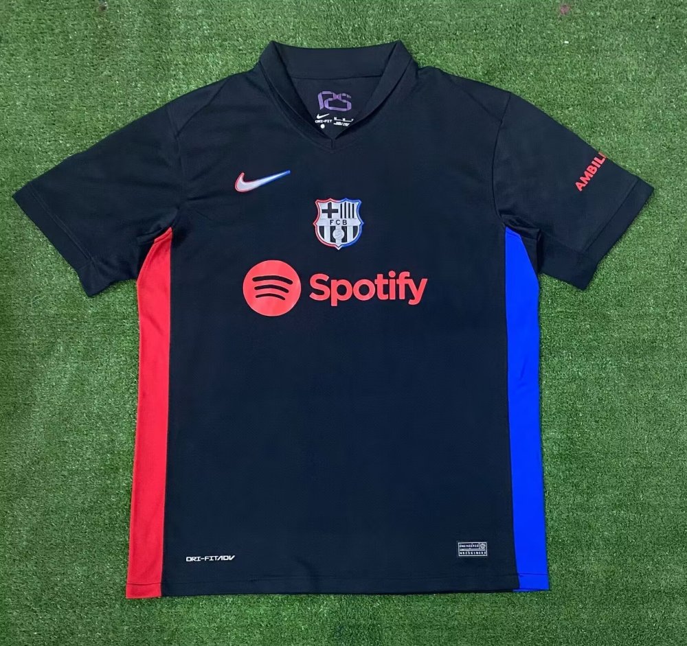 2024/25 Barcelona Away Jersey Without Spotify Text