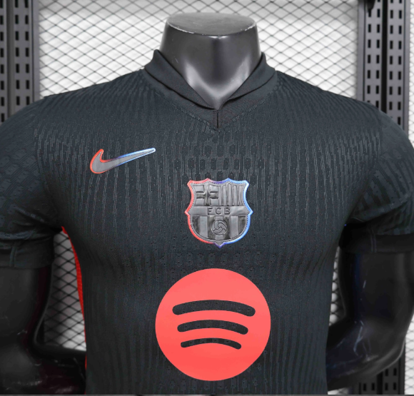 2024/25 Barcelona Away Jersey Spotify Logo Without Text Player Version