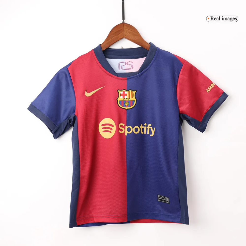 2024/25  Barcelona Home Kids Kit(Jersey+Short)