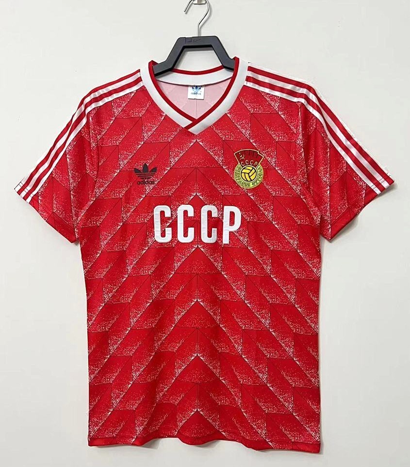 1988/89 Soviet Union home Retro football jersey 