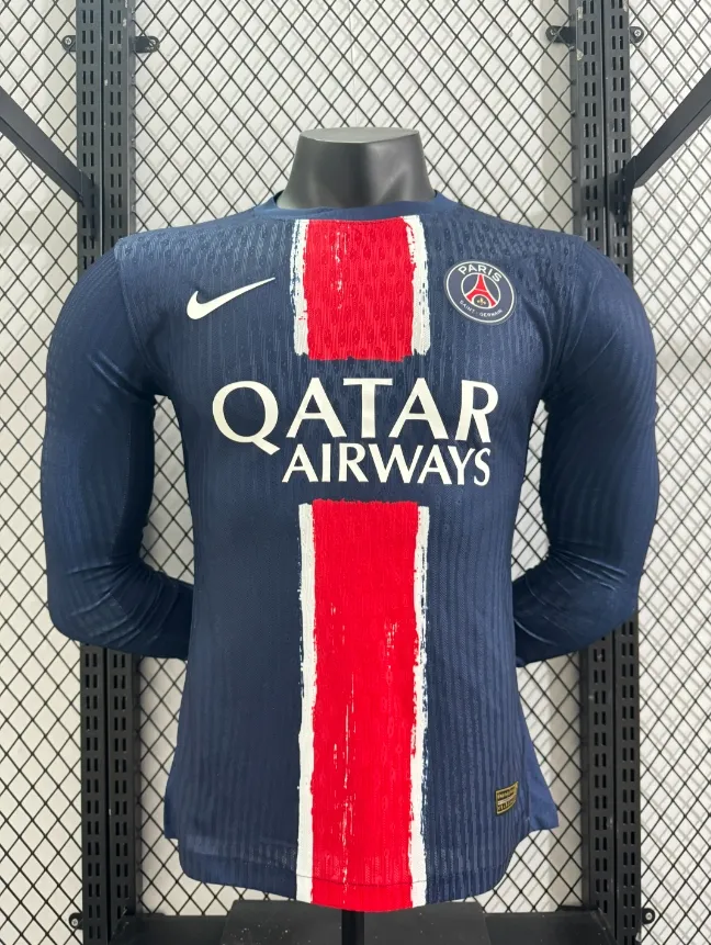 2024/25 PSG Home Long Sleeve Jersey player version