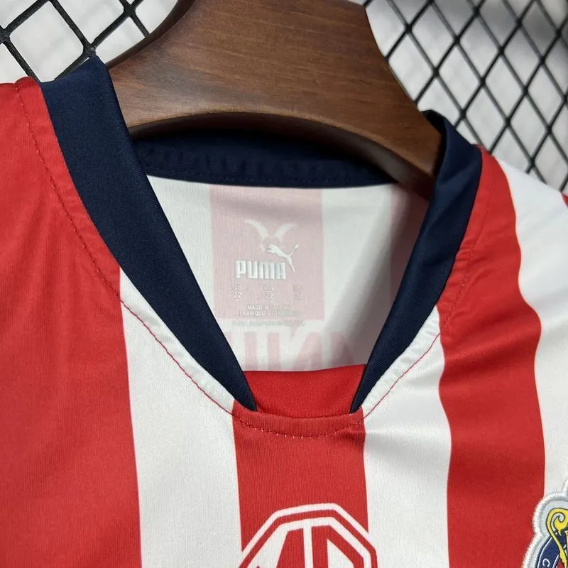 2024/25 Chivas Home Kids Kit Jersey