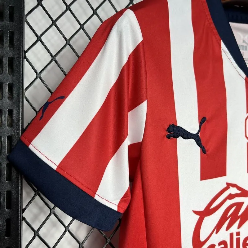 2024/25 Chivas Home Kids Kit Jersey