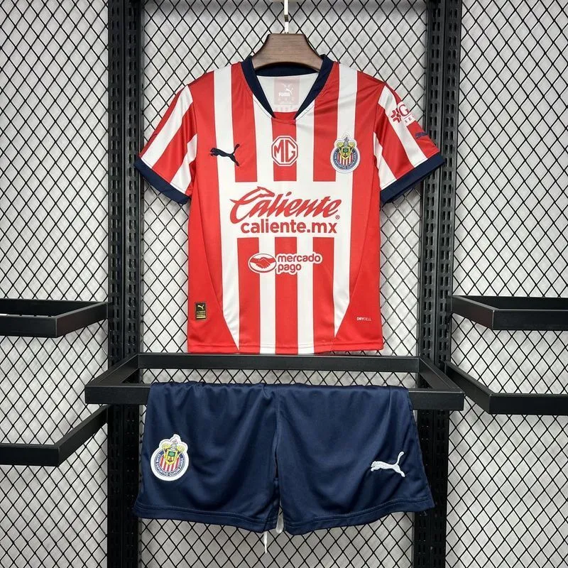 2024/25 Chivas Home Kids Kit Jersey
