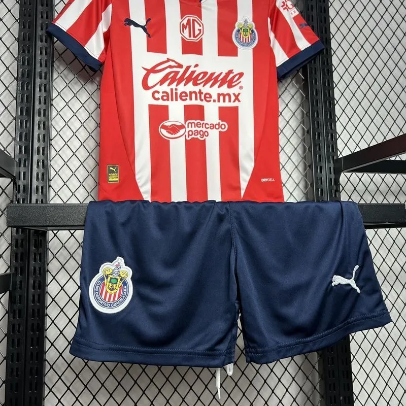 2024/25 Chivas Home Kids Kit Jersey