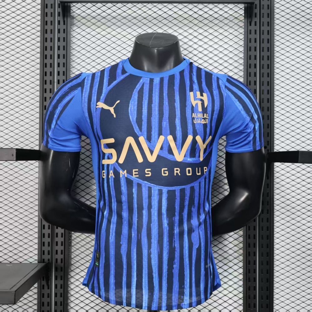 2025/26 World Cup Al Hilal Saudi Home Jersey Player Version