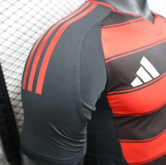 2025/26 CR Flamengo Home Player Version Short Sleeve Football Jersey
