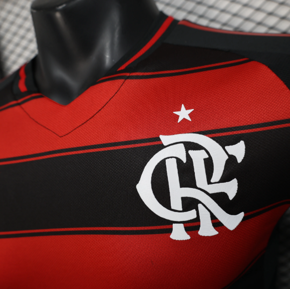 2025/26 CR Flamengo Home Player Version Short Sleeve Football Jersey