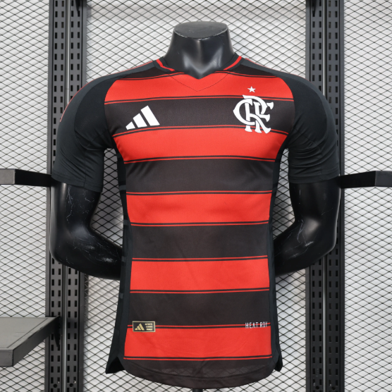 2025/26 CR Flamengo Home Player Version Short Sleeve Football Jersey