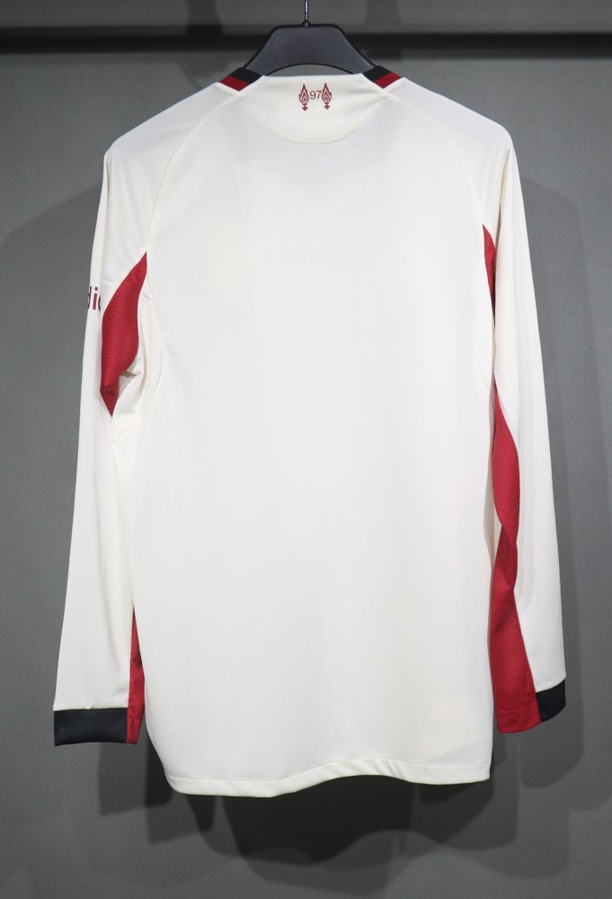 2025/26 Liverpool Away Fan Version Long Sleeve Jersey 