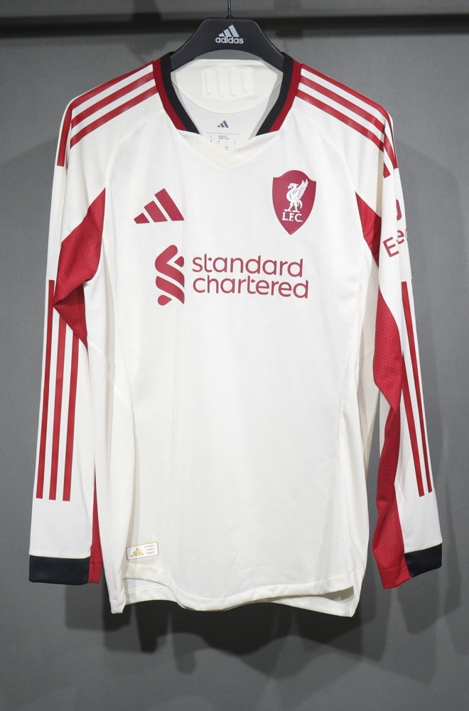 2025/26 Liverpool Away Fan Version Long Sleeve Jersey 