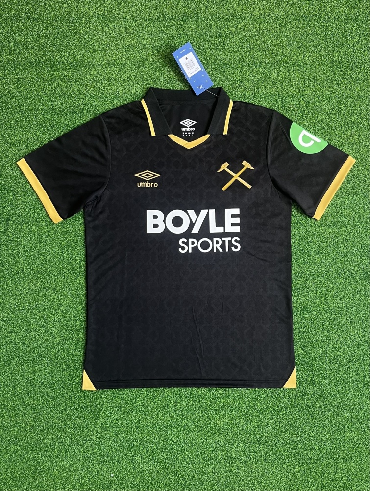 2025/26 West Ham Second Away Fan Version Soccer Jersey