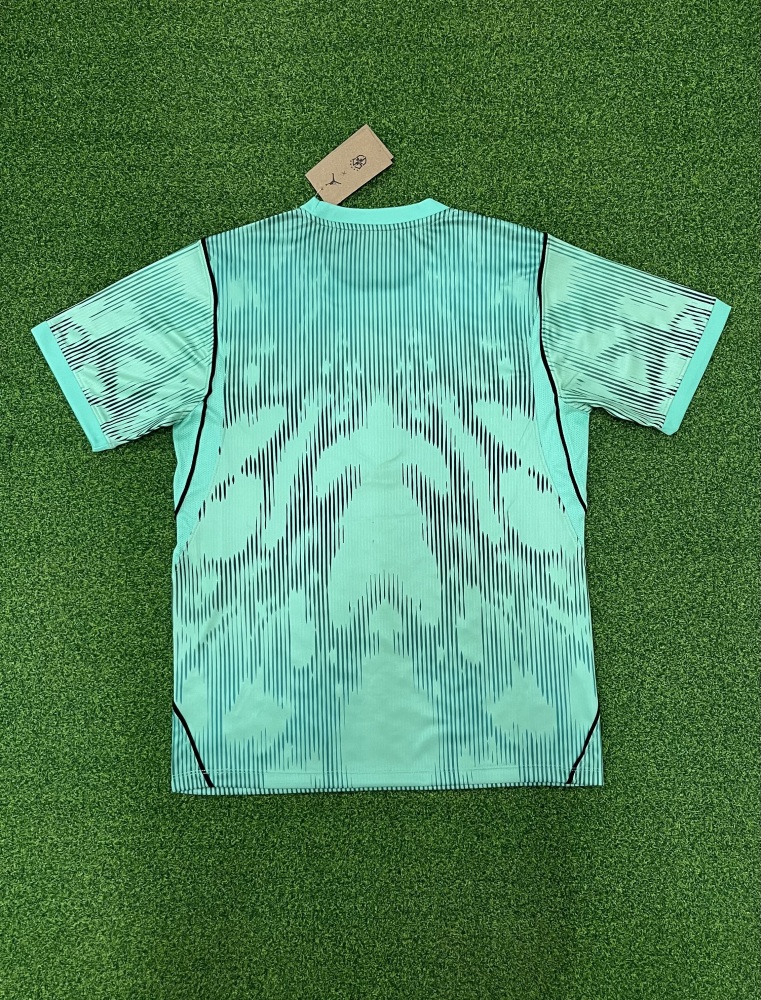 2026 World Cup Brazil Goalkeeper Green Fan Version Short Sleeve Soccer Jersey