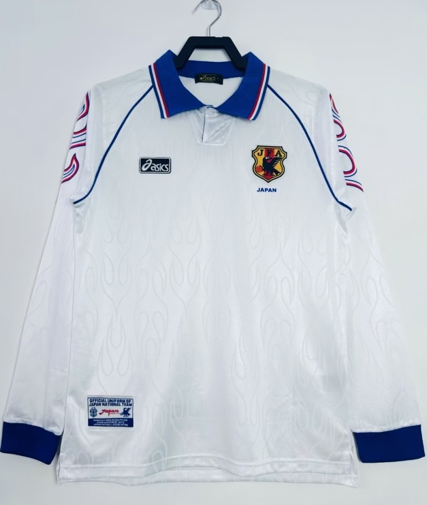 1998 World Cup Japan Away Retro Jersey Long Sleeve  