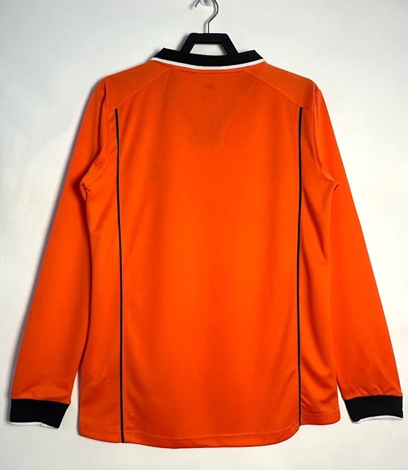 1998 World Cup Netherlands Home long sleeved Retro Jersey