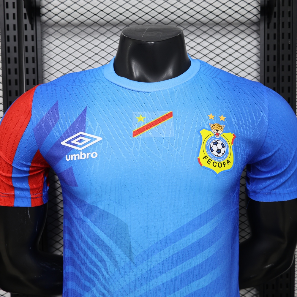 2026/27 Congo Blue Player Version Soccer Jersey