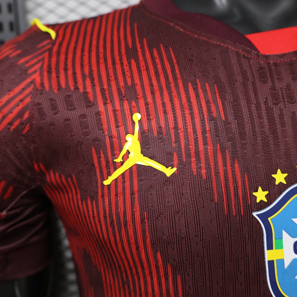 2026/27 Brazil Goalkeeper Red Player Version World Cup Soccer Jersey