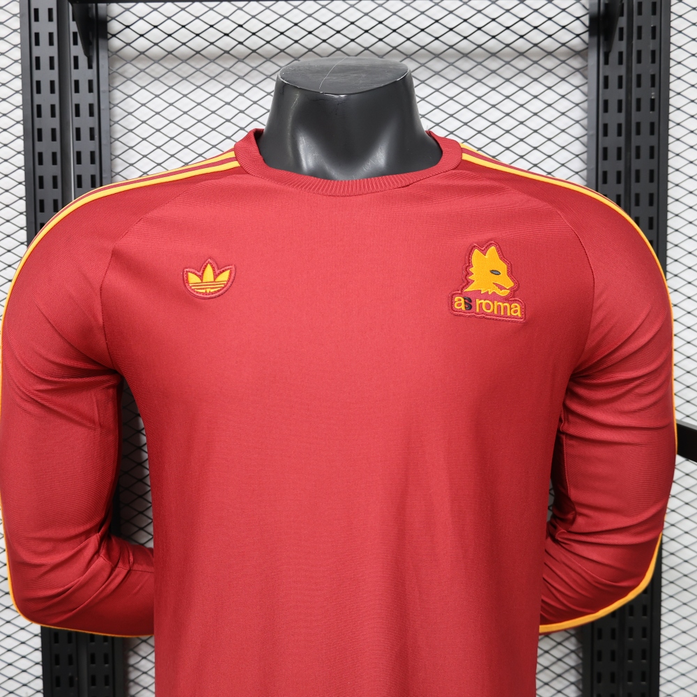 2026/27 Roma Casual Retro Player Version Long Sleeve Soccer Jersey