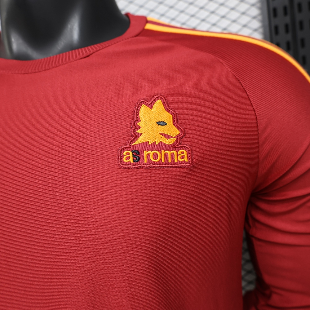 2026/27 Roma Casual Retro Player Version Long Sleeve Soccer Jersey
