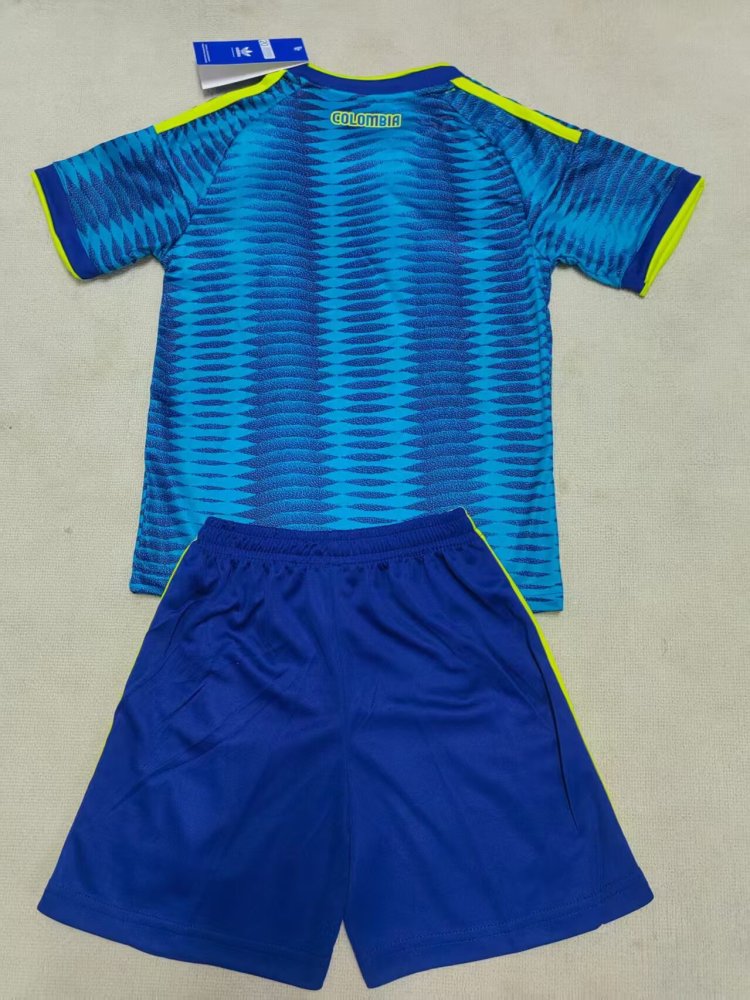2026 Kids' Colombia Away Fan Version Soccer Jersey