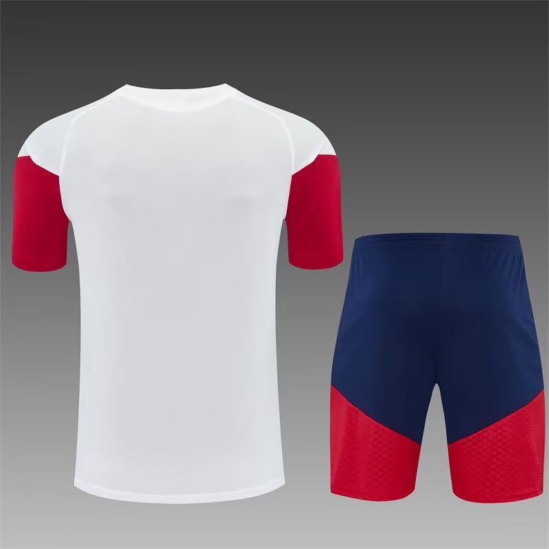 2026/27 Spain White Short Sleeve Football Training Suit for Adults