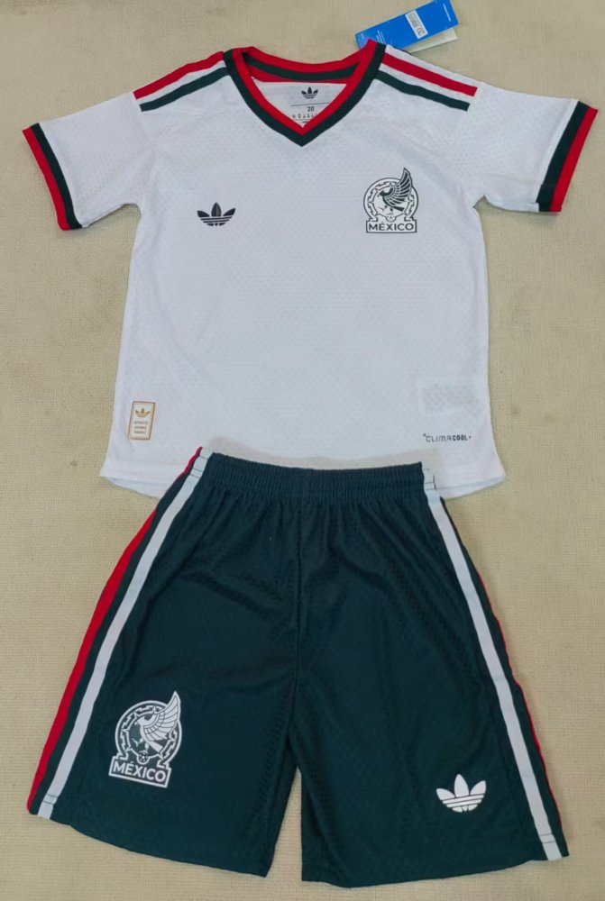 2026 Kids Mexico Away Player Edition World Cup Football Jersey