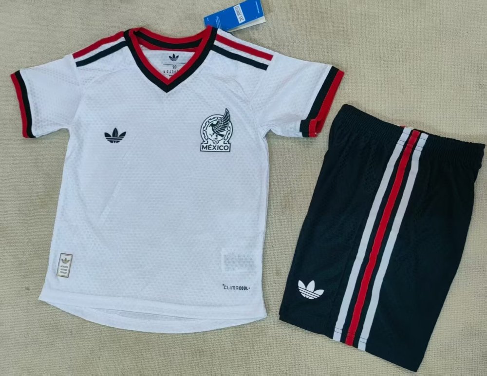 2026 Kids Mexico Away Player Edition World Cup Football Jersey