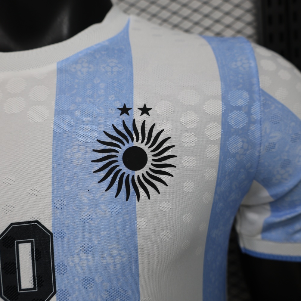 2026/27 Argentina Special Edition Light Blue Maradona#10 Player Version Football Jersey