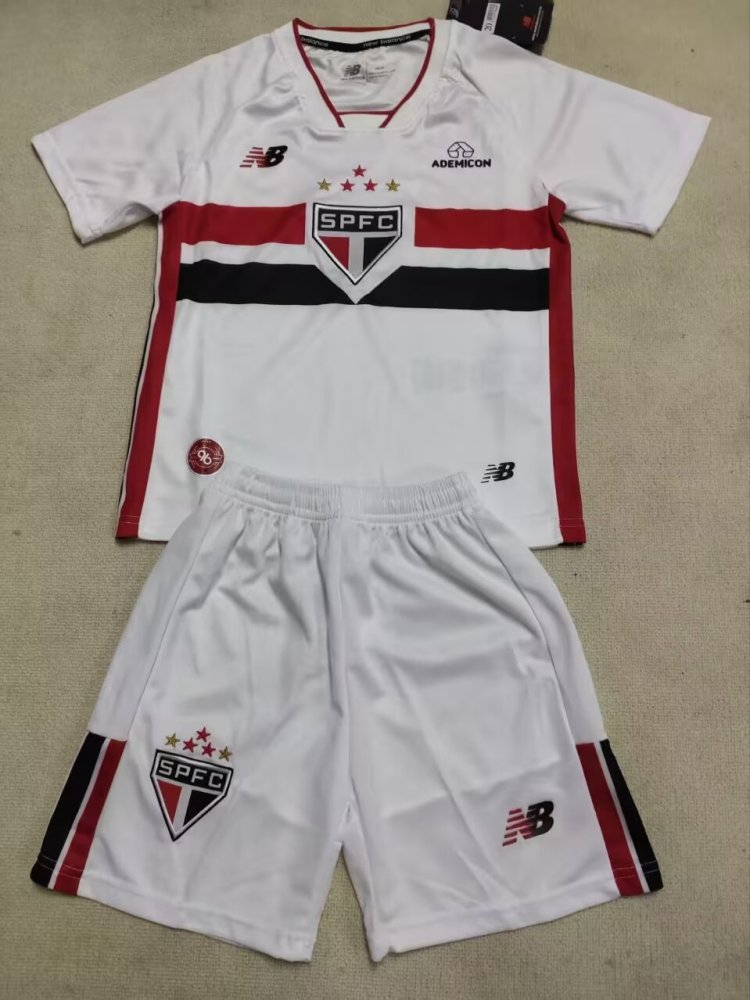 2026/27 Kids São Paulo Home Soccer Soccer Jersey