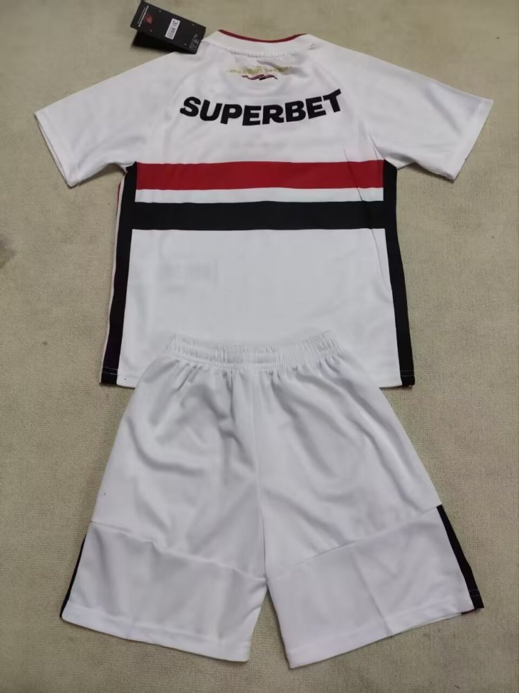 2026/27 Kids São Paulo Home Soccer Soccer Jersey